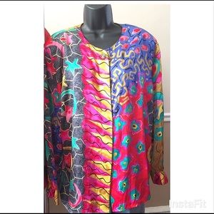Vintage colorful blouse
